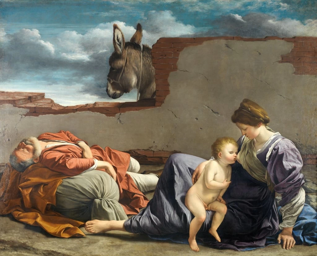 Riposo durante la fuga in Egitto - Birmingham Museums and Art Gallery